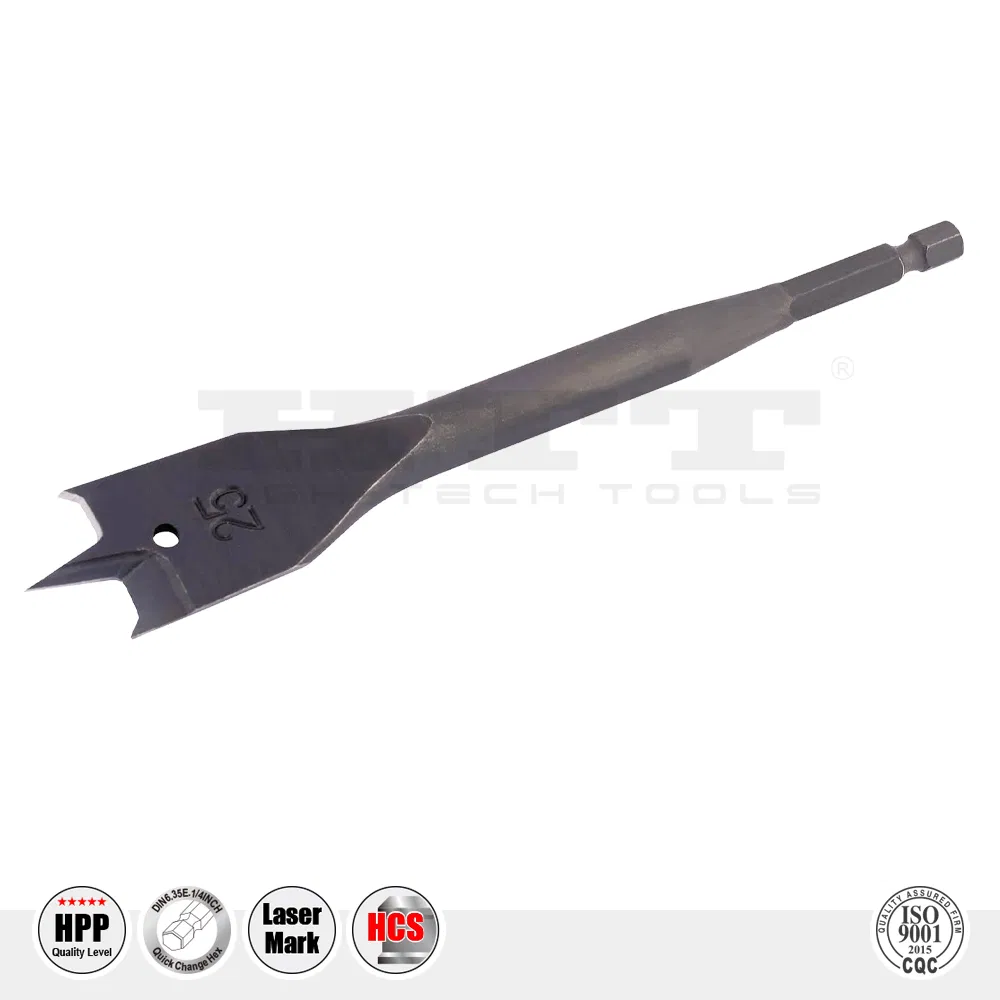 Professional Quality Impact Heavy-Duty Flat Wood Drill R Flute Type for Wood Plywood Plaster MDF Ceiling Drilling