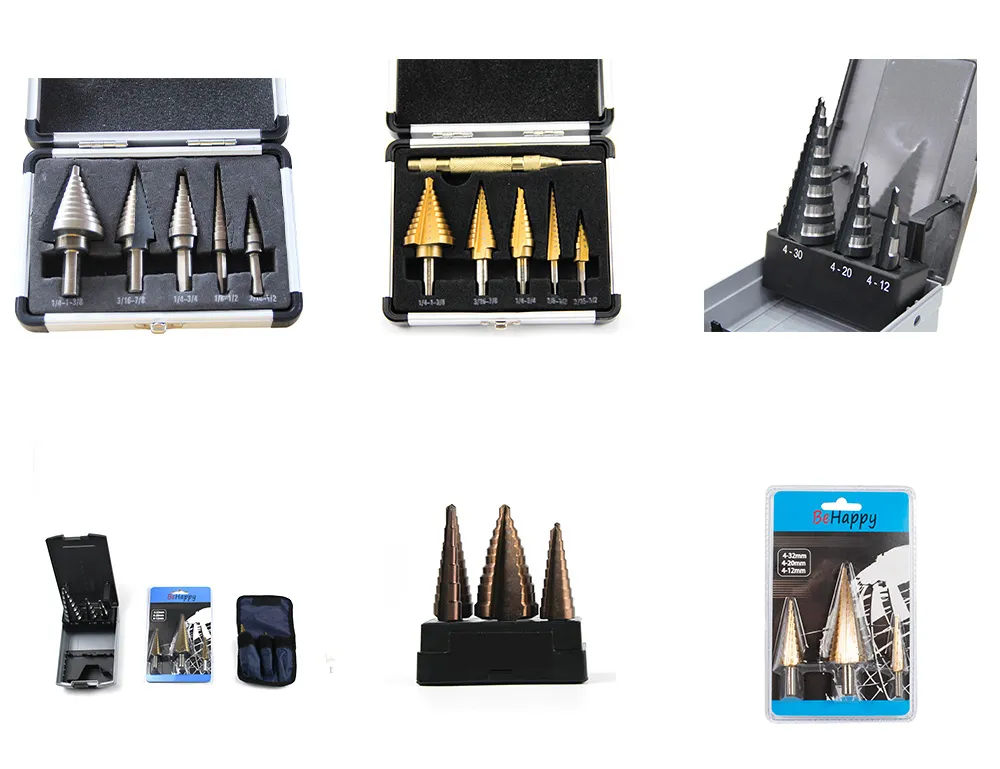 Step Drill Bit Set