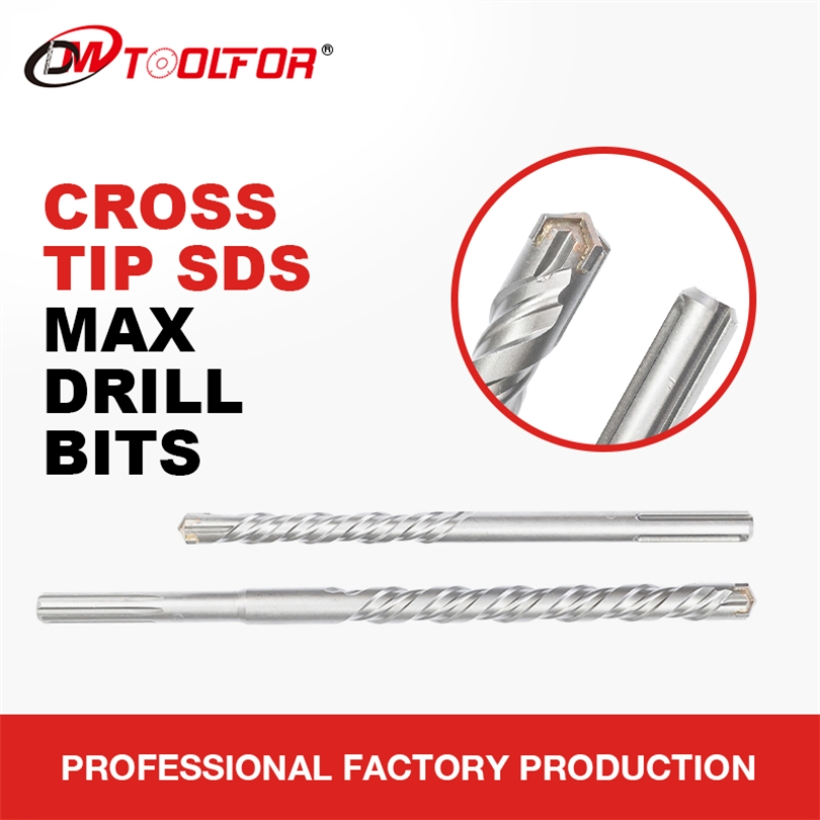 Customizable Single or Double Fulte SDS Hammer Drill Bits for Clinker