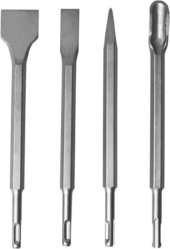 Premium SDS-Plus Pointed Carving Chisel for Precision Work