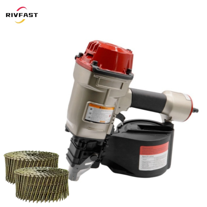 Cn70 Factory Price Pneumatic Tools Nail Gun Air Coil Pallet Nailer with Big Load Capacity