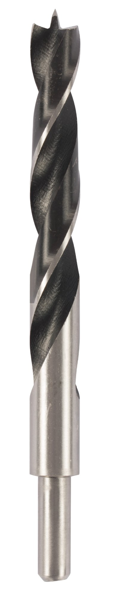 Kendo 15mm High Carbon Steel Roll Forged Process Gives Elasticity Ground Brad Point Drill Bit for Wood Precision Hole Drilling