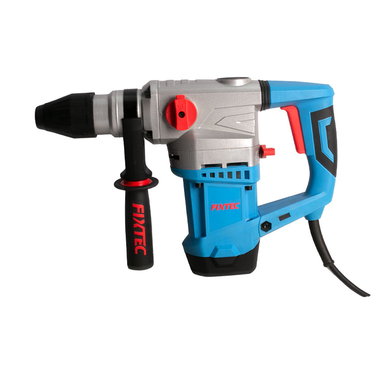 Fixtec Power Tool Hammer Drill 1500W 32mm Electric Rotary Demolition Hammer Impact Drill