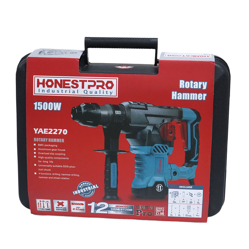 Professional Power Tool 1500W Heavy Duty Electric Rotary Hammer