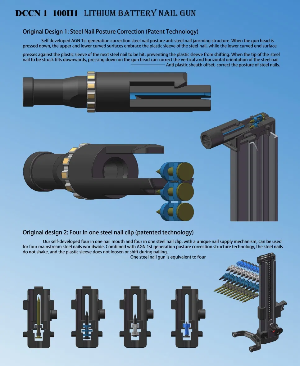 Cordless Nail Gun Detail 3