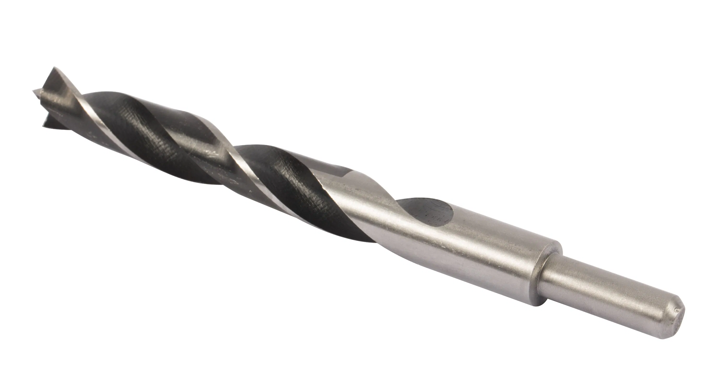 Kendo 15mm High Carbon Steel Roll Forged Process Gives Elasticity Ground Brad Point Drill Bit for Wood Precision Hole Drilling