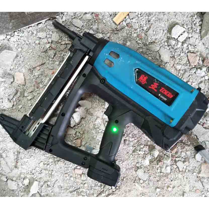 Gsn50 Gas Actuated Concrete Nailer Kit Gas Powered Concrete Nail Gun Cordless Gas Concrete Pinner Hardware Tools Pneumatic Tools for Toua