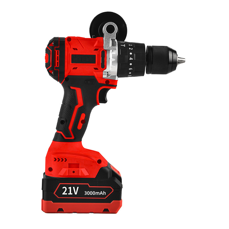 21V Brushless Motor Powerful Electric Tool High Torque Design Two-Speed Gearbox Cordless Impact Drill