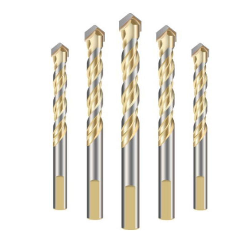 Premium Gold and Silver Multi-Purpose Drill Bits for Masonry