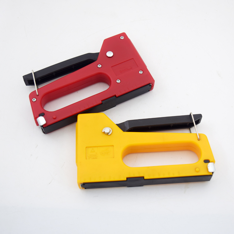 Hot Selling Hand Woodworking Tool 4-8mm Plastic Nail Gun Staple Gun