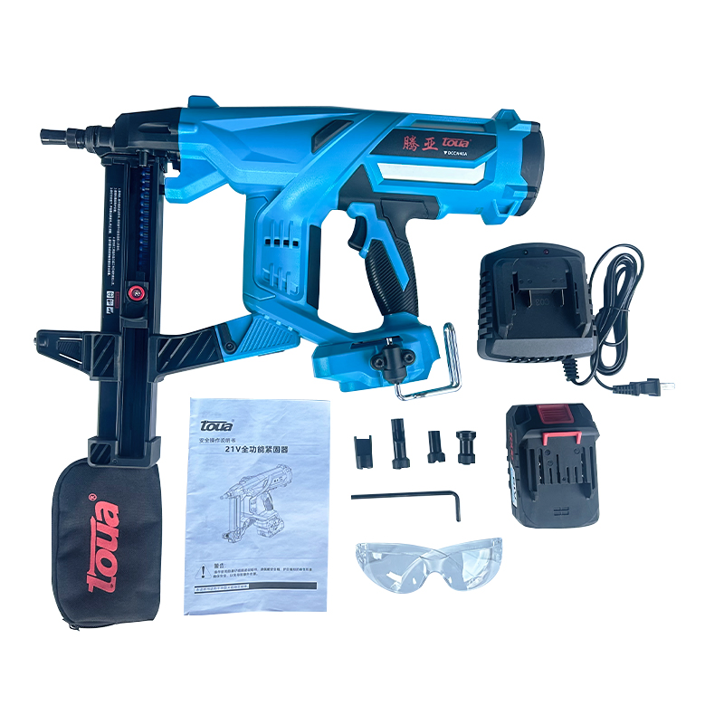 Battery Operated Nail Gun Cordless Electric Powered Nailer Fastening Tool