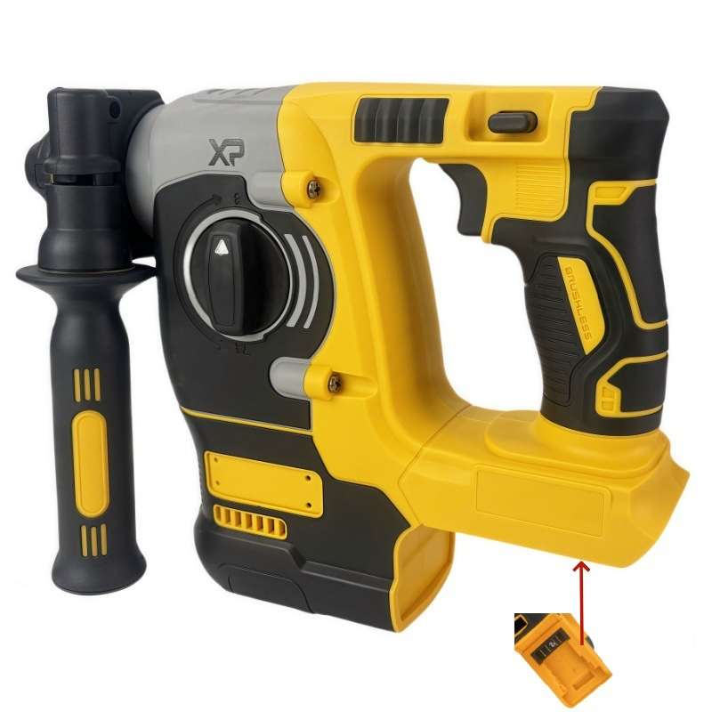 Dewallt Style High Power 21V Cordless Electric Brushless Rotary Hammer Drill Battery Powered Tools OEM ODM