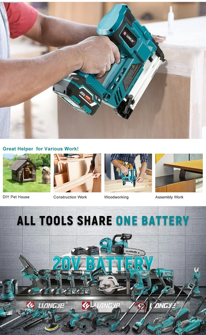 Cordless Brad Nailer Detail