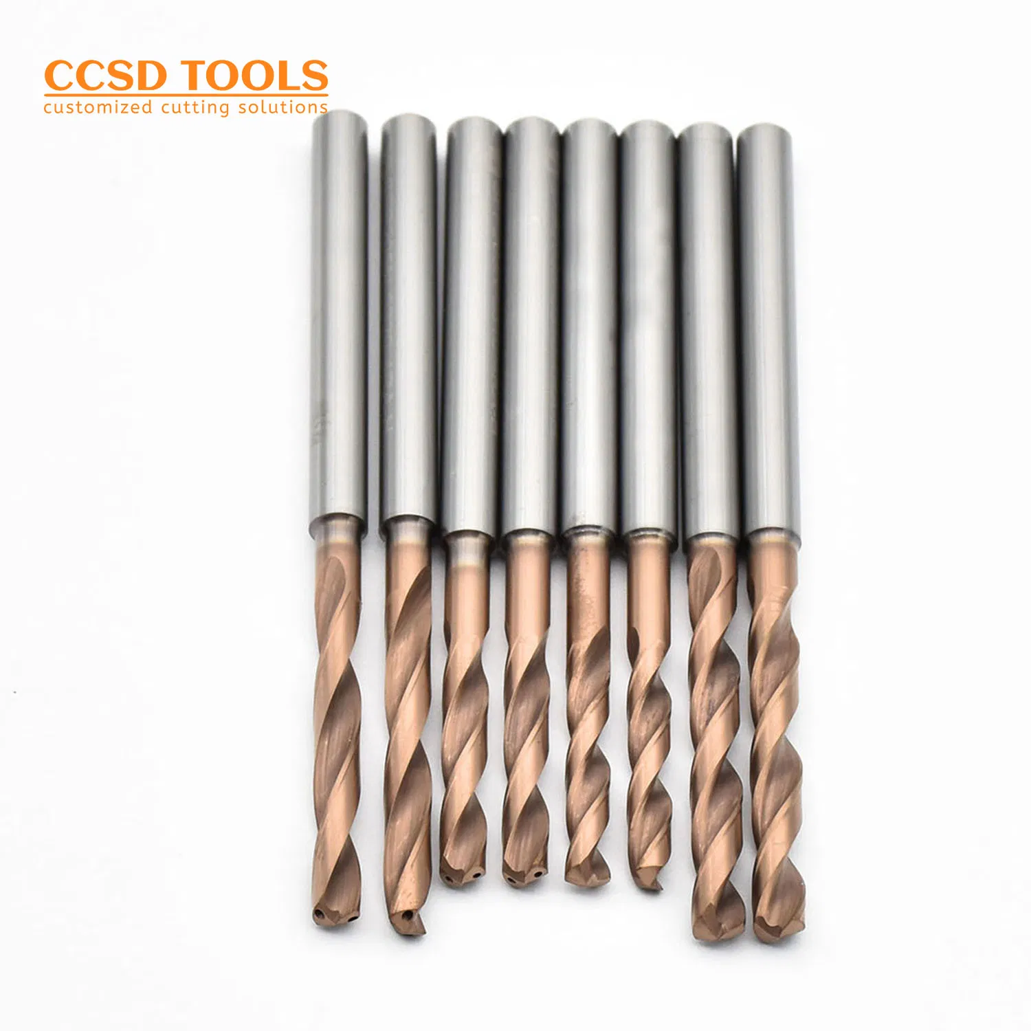 Tungsten HSS Diamond Core Carbide Inner Coolant Tool Shank Hammer Router Step Wood Thread Spotting Drilling Carbide Drill 2f Bits
