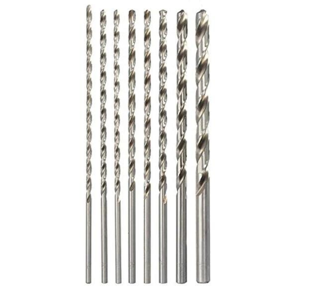 200mm 8PCS HSS Twist Drill Bit Set for Metal