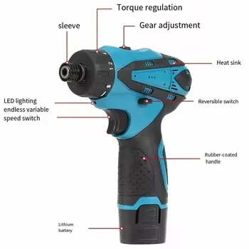 Cordless Drill Set 8