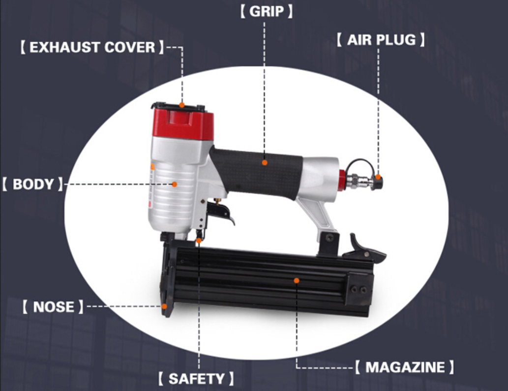 F50 18gauge 2" Air Brad Nailer for Furniture