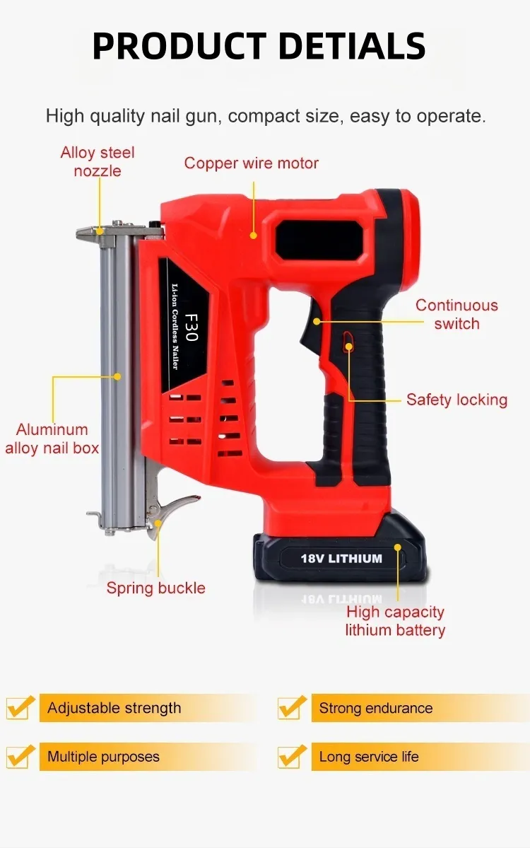 Electric Nail Gun Detail
