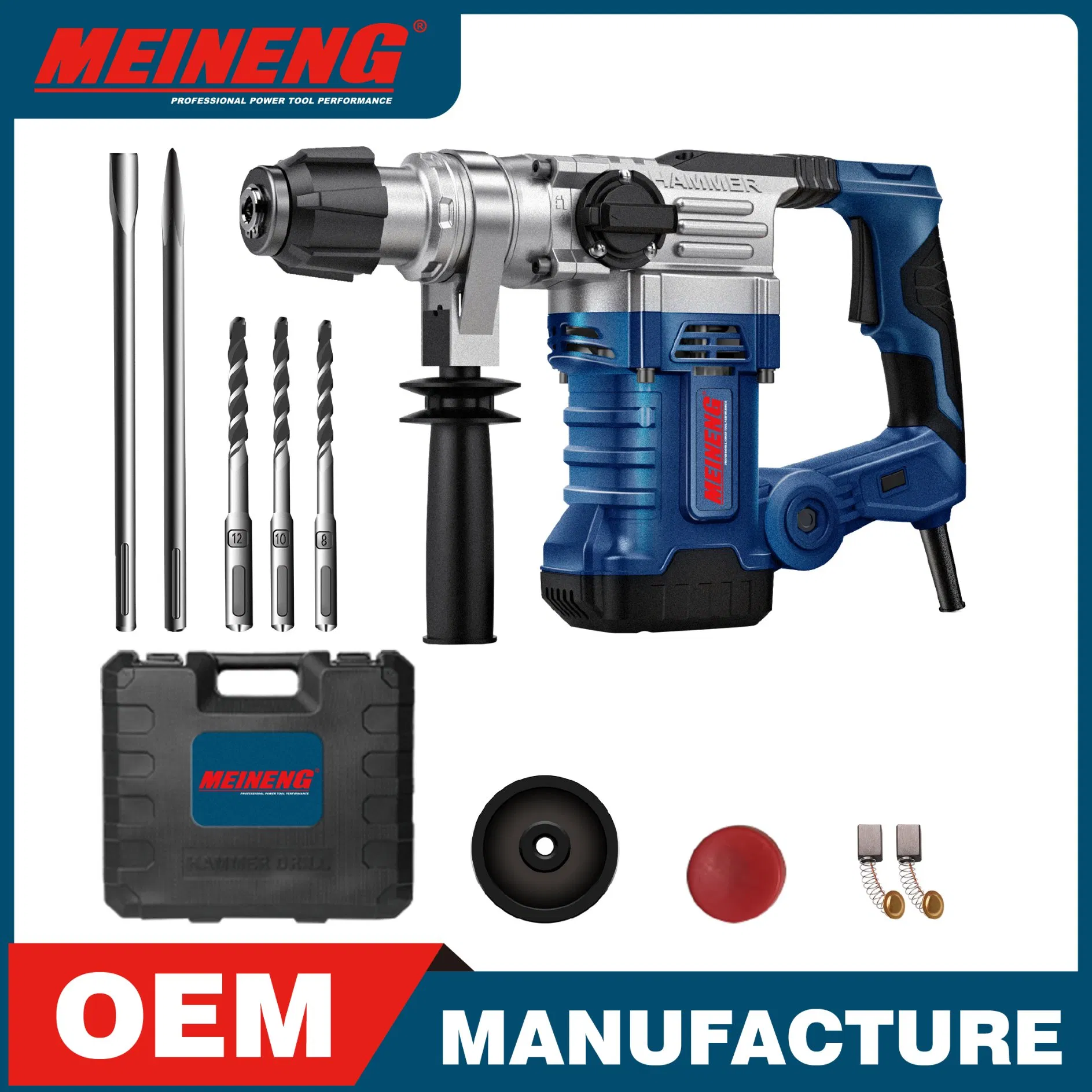 Heavy-Duty 3016 Rotary Hammer for Professional Construction Tasks