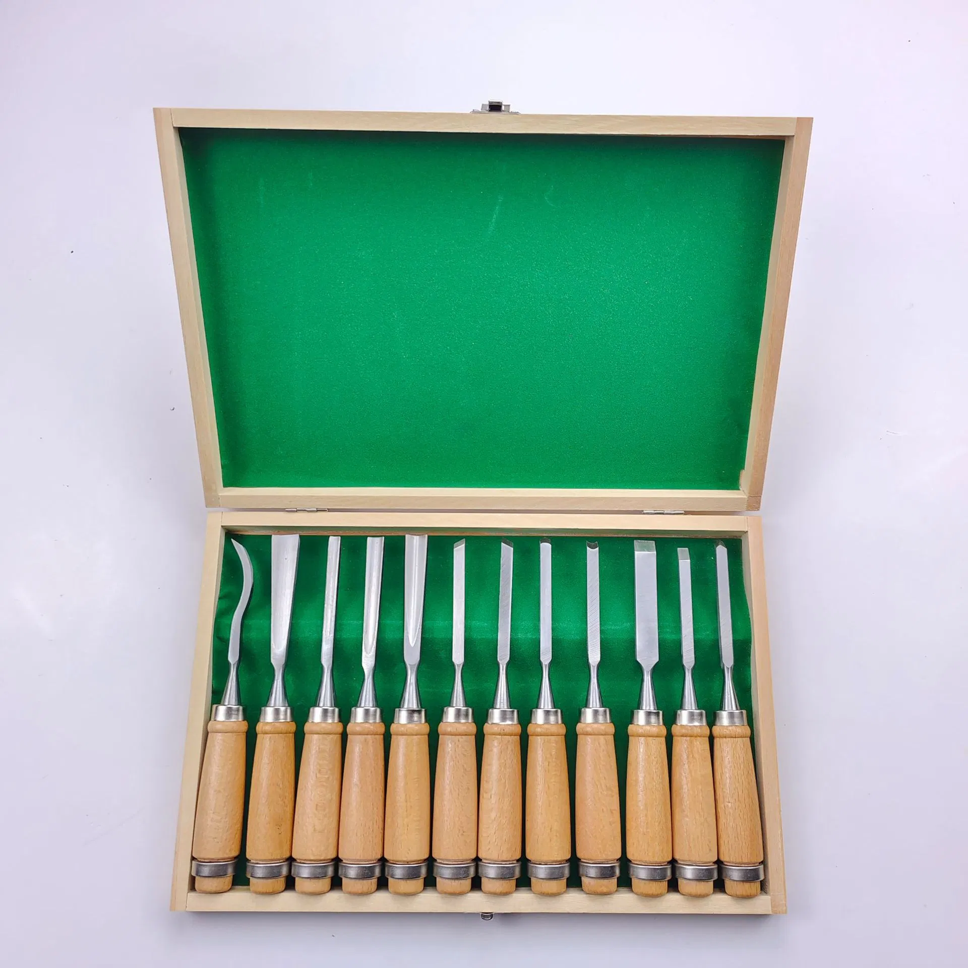 12 PCS Wood Carving Tools Gouges Woodworking Chisels Full Size Wood Carving knives for Gifts