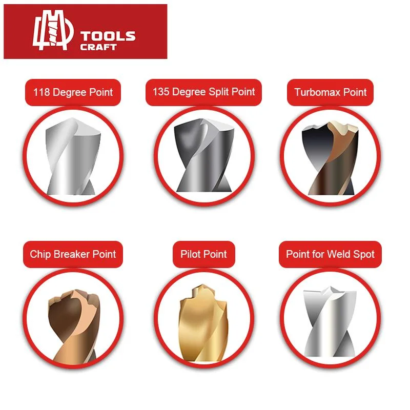 Power Tools 100% Satisfaction HSS M35 Twist Cobalt Drill Bits