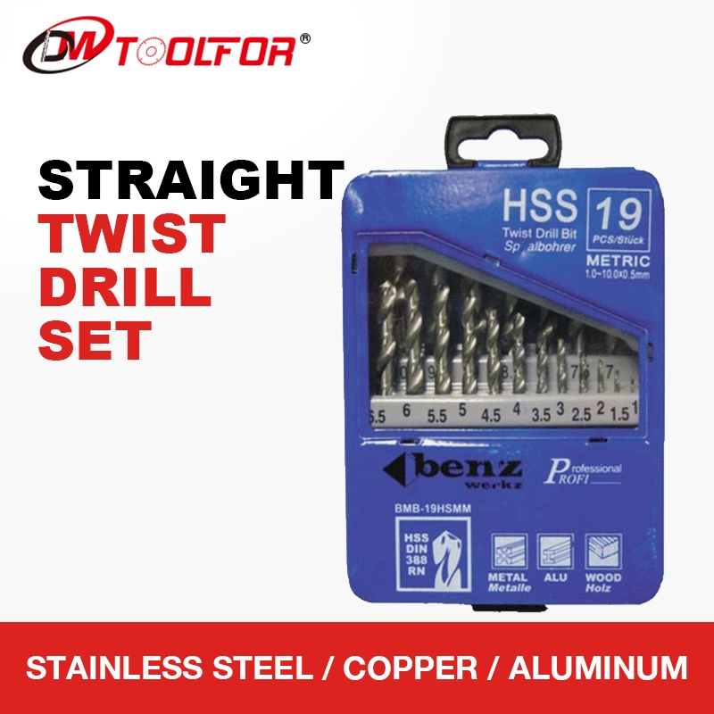 Durable High Speed Steel Extra Long Straight Shank Twist Drill Bit for Metal Steel