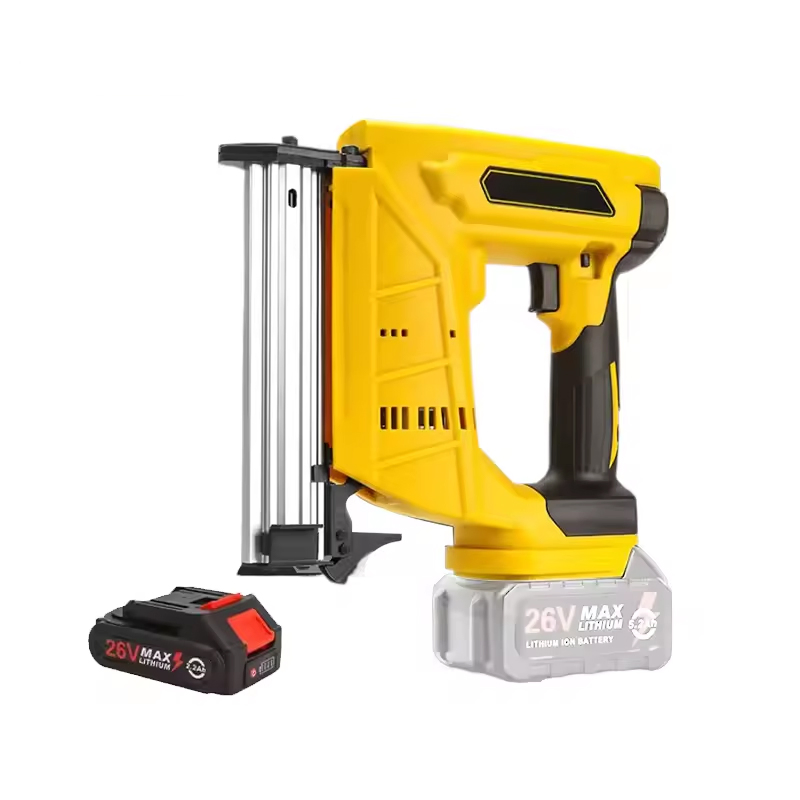 F30 Lithium Electric Staple Gun 2200ah Portable Nailing Tools Machine Straight Nail Gun for Wooding