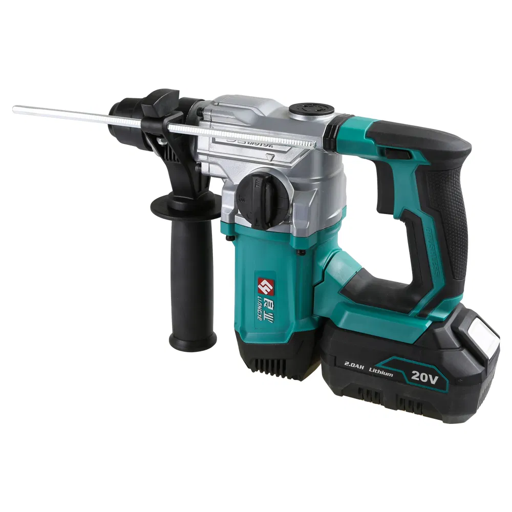 20V Liangye Professional Battery Operated Heavy Duty Brushless Cordless Electric Rotary Hammer for Contractors
