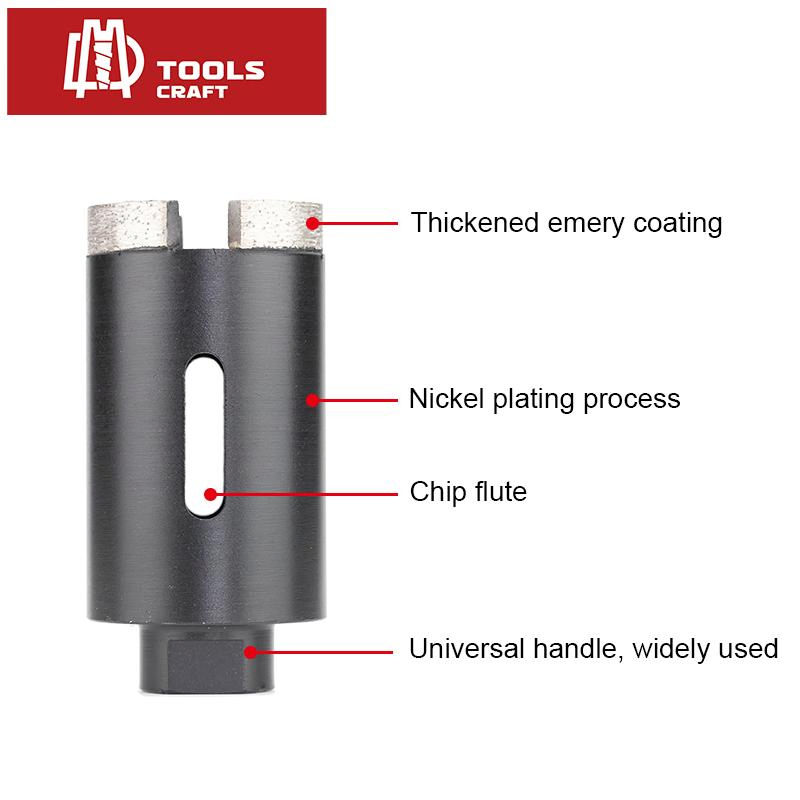Diamond Tip Core Drill Bit for Reinforced Concrete