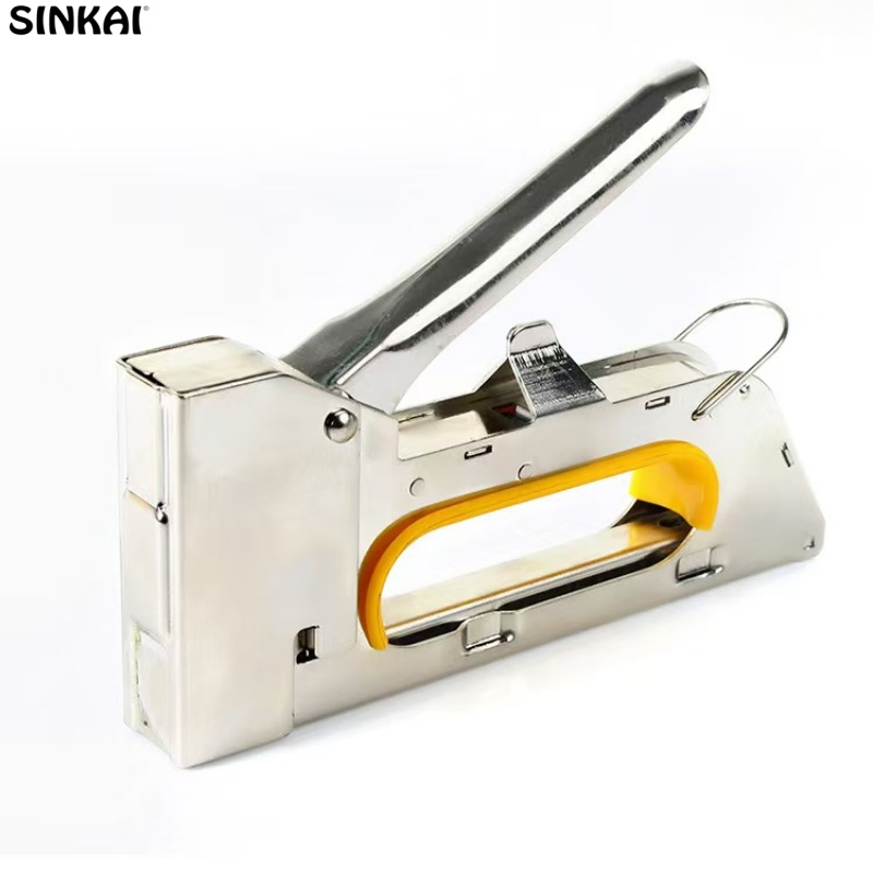 Heavy Duty Manual Nail Stapler Door Framing Finish Furniture Stapler Hand Tool Staple Gun