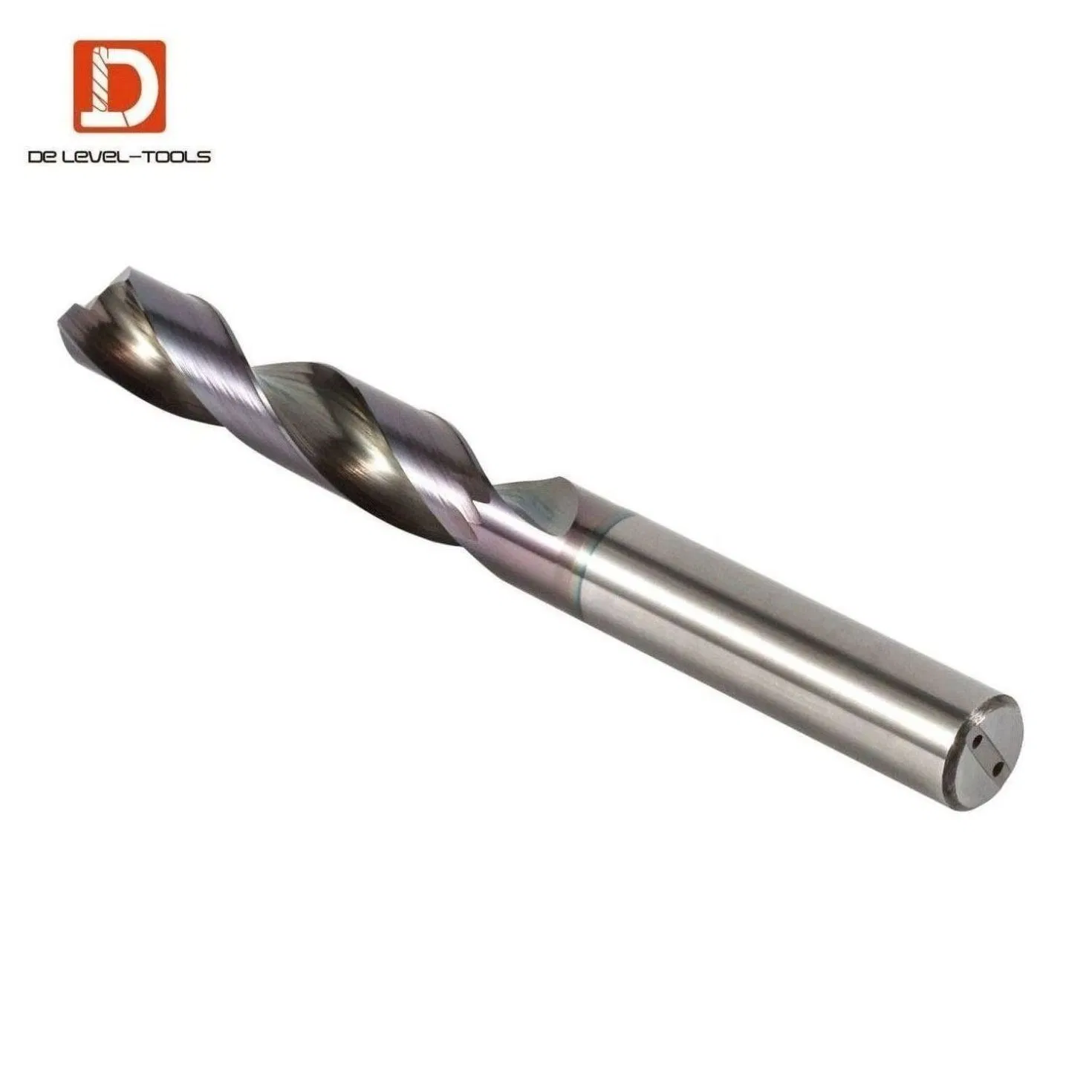 HRC55 Solid Carbide 2 Flutes Coolant Hole Long Carbide Twist Drill Bits