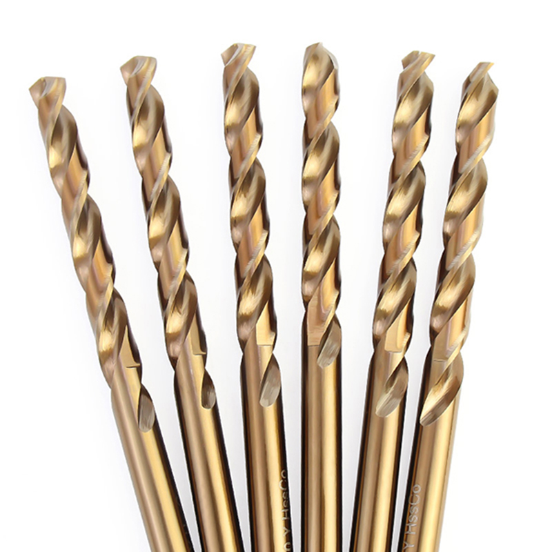 Manufacturer DIN338 HSS Straight Shank Twist Drill Bit for Hardened Steel and Stainless Steel