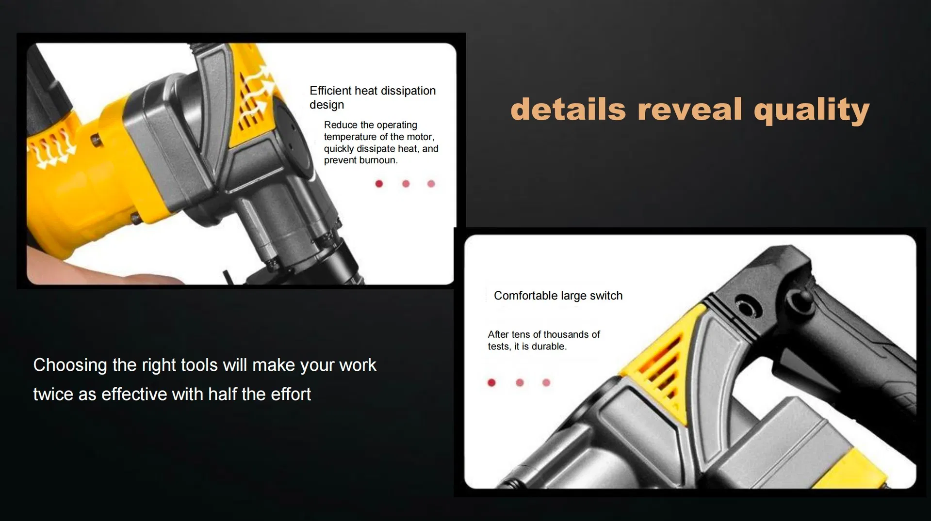 High-Power Rotary Drill Hammer