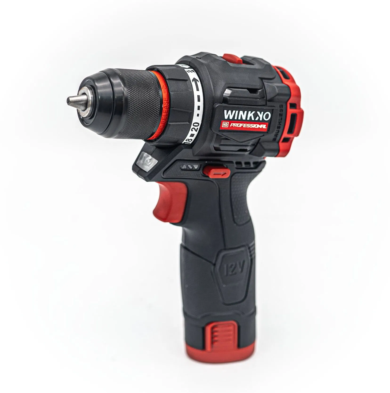 10.8V 12V Battery Rechargeable Lithium Drilling Brushless Concrete Cordless Drill Power Tool Set Screwdriver Impact