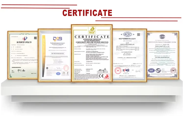 ISO and CE Certifications