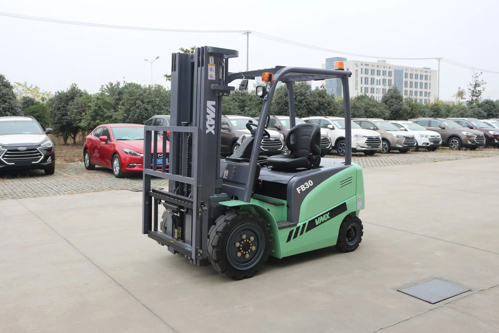 3-Stage 3ton 3.5ton Electric Pallet Stacker Forklift Truck Easy to Operate Manual Power Source Pollution-Free for Farm Industries