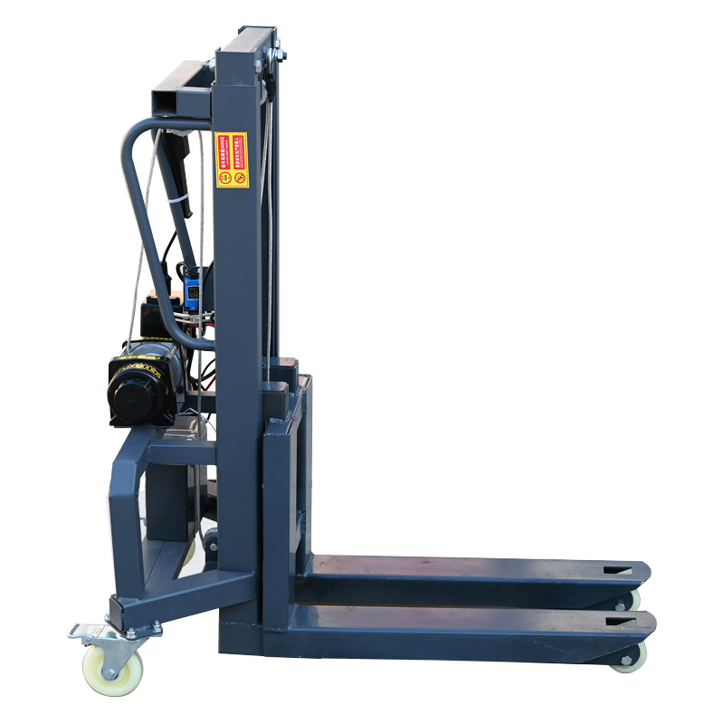 Mini Self-Loading Portable Forklift Truck Semi Electric Pallet Stacker for Restaurant Industries Wholesale Condition New