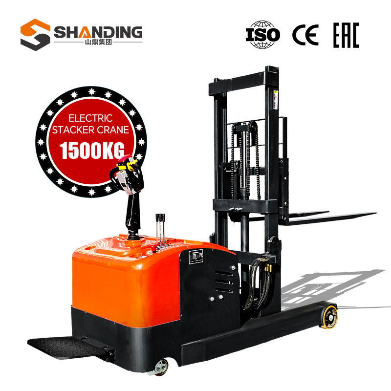 Factory Price 0.5t 1t 1.5t Fully Automatic Electric Pallet Stacker Lift