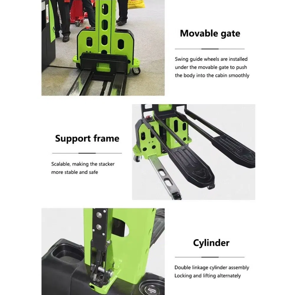 500kg Electric Pallet Stacker Pallet Jack Truck Semi-Automatic Stacker (SAS0500)