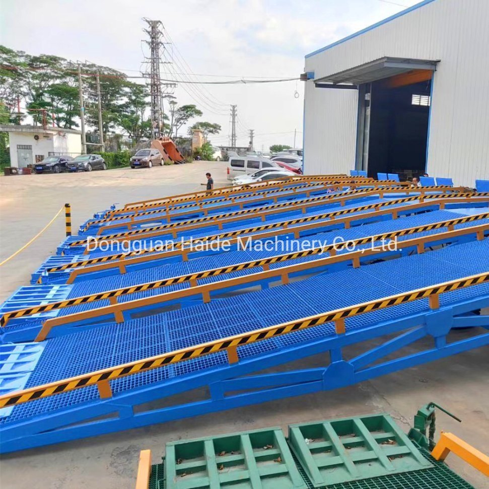 Ce-Approved 10ton/15ton/20ton Mobile Container Loading/Unloading Dock Yard Ramp