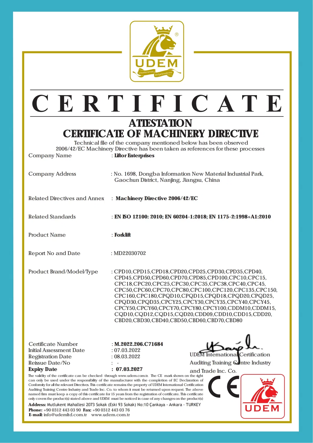 CE Certification