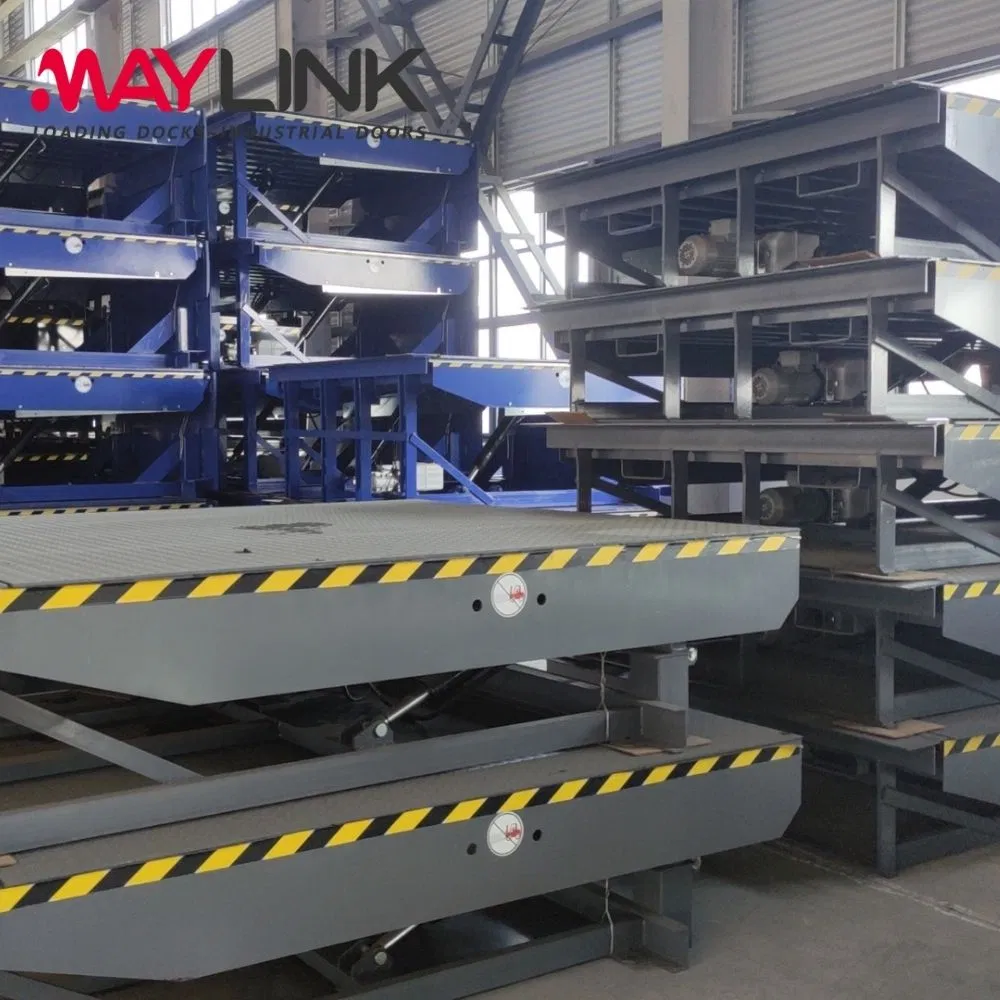 Maylink Adjustable Dock Plate Leveler with Hydraulic Control for Safe Use