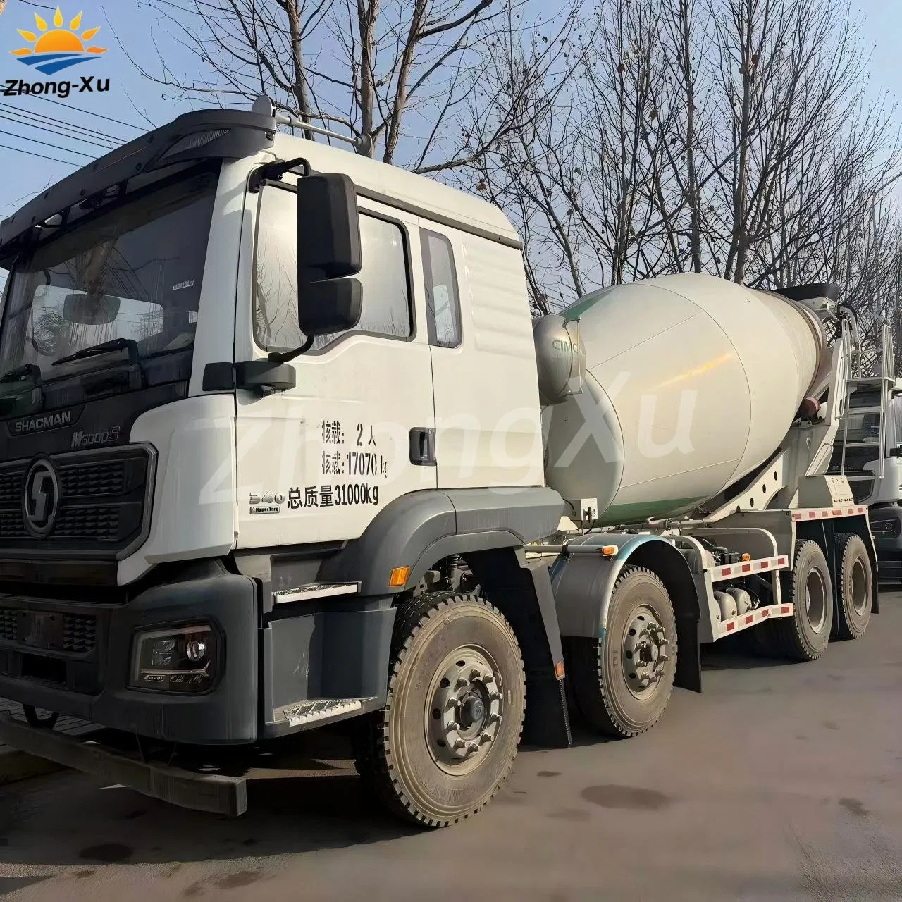 Sitrak HOWO Shacman 6X4 Cement Mixer Truck Construction Mobile Heavy Duty Extended High Roof Discharge Drum Concrete Mixing Truck
