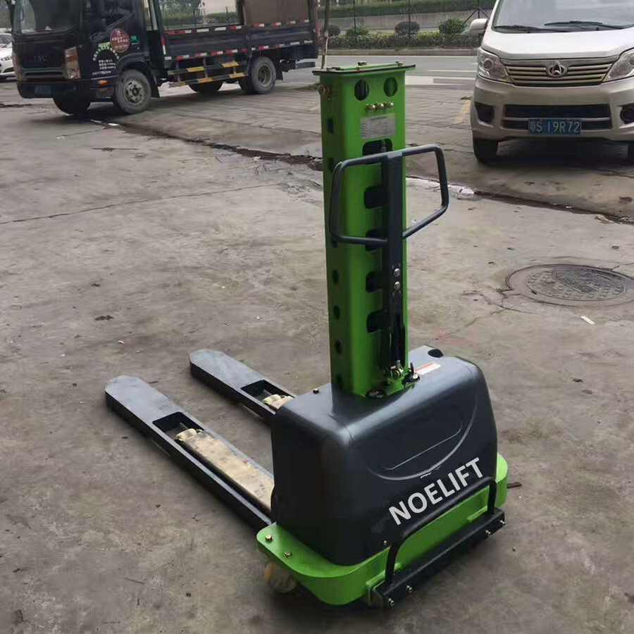 High Lift 1300mm 0.5t Noelift USA Self Loading Pallet Stacker