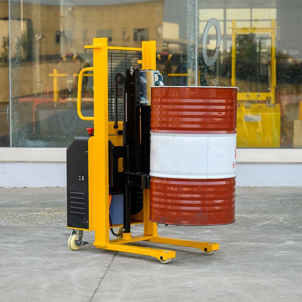 Battery Hydraulic Drum Truck 500kg Drum Palletizer Drum Lifter with Eagle Beak