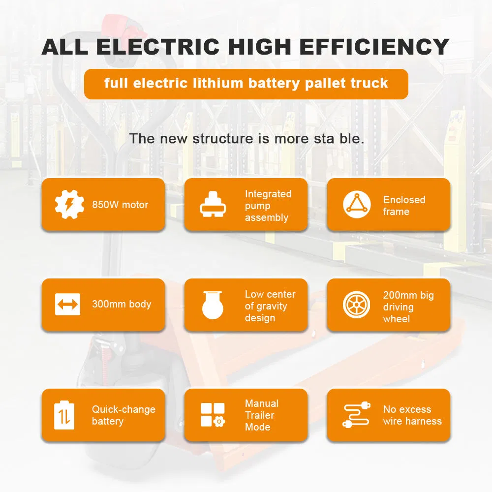 Nb15L01ld Weighing Pallet Jack Lithium Battery Electric Pallet Truck