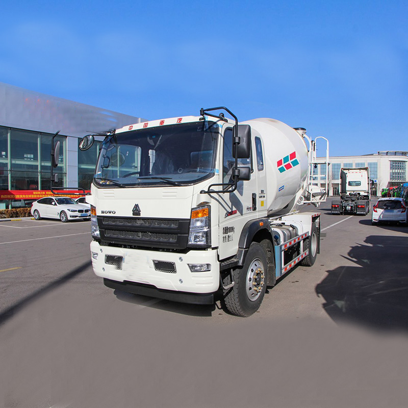 HOWO 4X2 Six-Wheel Concrete Mixer Truck with 6 Cube Mixing Drum 6-Cube Cement Mixer Truck for Sale