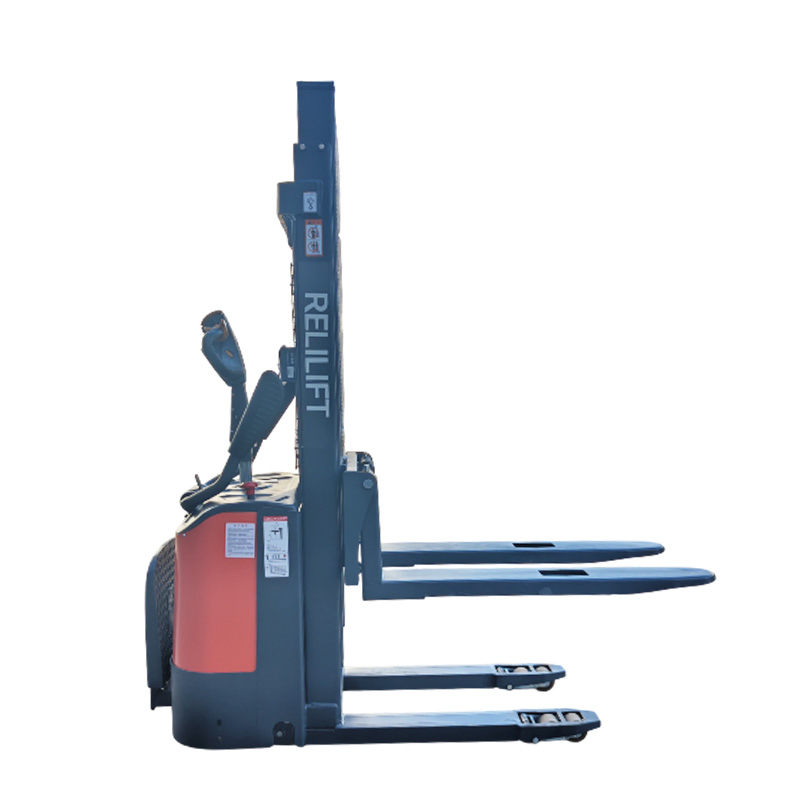High Lift up to 5.5 Meters Full Free Triple Mast Electric Pallet Stacker 1.5 Ton Electric Stacker