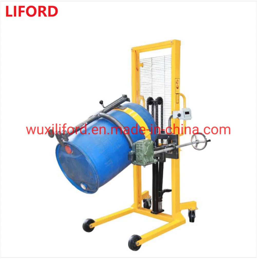 450kg Hydraulic Drum Stacker Manual Vertical-Lift Tilter Da450