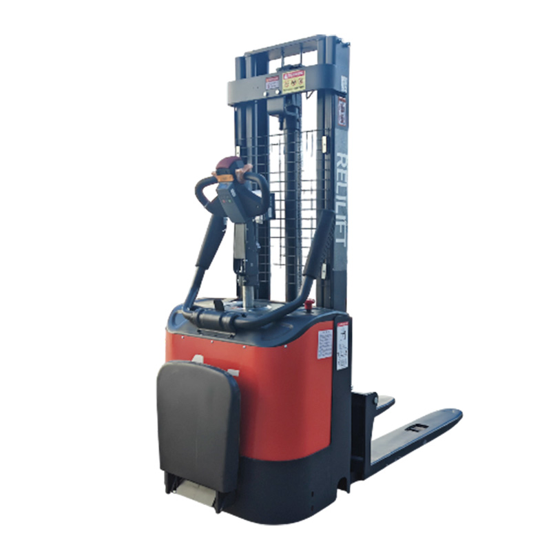High Lift up to 5.5 Meters Full Free Triple Mast Electric Pallet Stacker 1.5 Ton Electric Stacker